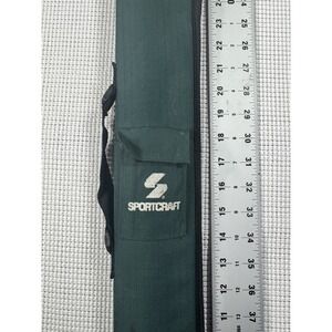 Sportcraft 58in 2-Piece Fiberglass Pool Cue Stick with Carrying Case 1-1-01-156W